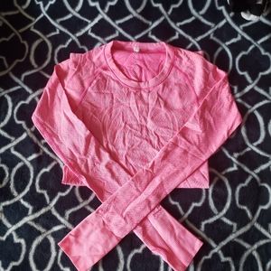 Lululemon Pink Longseeve Workout Shirt